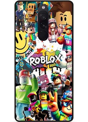 Силіконовий чохол бампер для xiaomi mi 9t / mi 9t pro з малюнком роблокс roblox