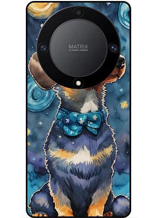 Чехол силиконовый бампер для huawei honor magic 6 lite с рисунком пес звездная ночь ван гог