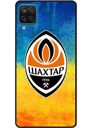 Силиконовый чехол бампер для samsung m12 с рисунком шахтер донецк