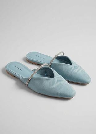 Стильные шлепанцы, мюли, zara!