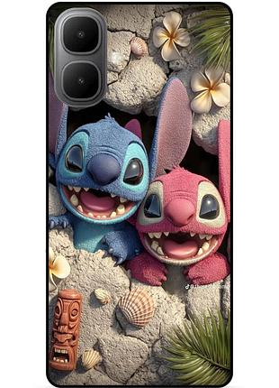 Чехол силиконовый бампер для infinix smart 10 лило и стич stitch