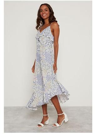 Платье next f&f blue lilly с оборками