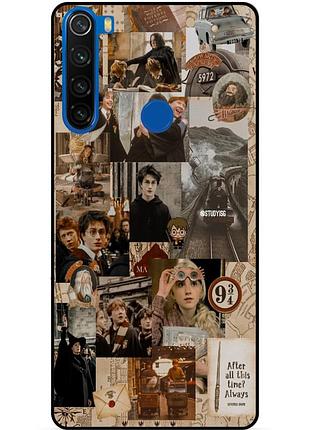 Силиконовый бампер чехол для xiaomi redmi note 8 harry potter гарри поттер