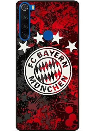 Силіконовий чохол бампер для xiaomi redmi note 8 з малюнком bayern бавария мюнхен