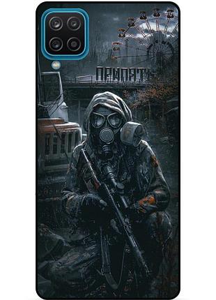 Чехол силиконовый бампер для samsung a22 с картинкой stalker сталкер