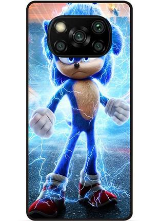 Чехол силиконовый бампер для xiaomi poco x3 соник sonik