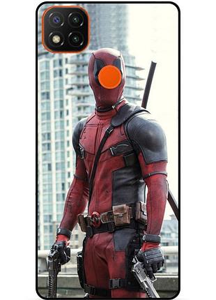 Силіконовий бампер чохол для xiaomi redmi 9c з малюнком deadpool дедпул