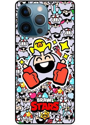 Силіконовий чохол стикери бравл старс brawl stars для xiaomi samsung motorola iphone zte oppo realme nokia динамайк