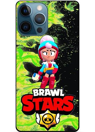 Силіконовий чохол із героєм бравл старс brawl stars для xiaomi samsung motorola iphone zte oppo realme nokia джанет