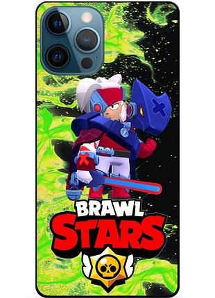Силиконовый чехол с героем бравл старс brawl stars для xiaomi samsung motorola iphone zte oppo realme nokia кэндзи 3