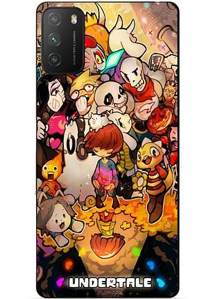 Силіконовий чохол бампер для xiaomi poco m3 з малюнком андертейл undertale