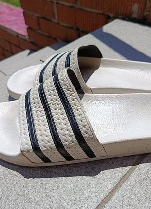 Стильные шлёпанцы adidas adilette, р. 11