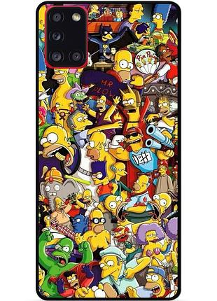 Силіконовий чохол бампер для samsung m21 з малюнком стикери гравіті фолз футурама маріо