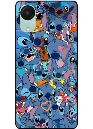 Чехол силиконовый бампер для samsung a03 core лило и стич stitch