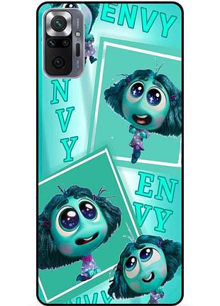 Силіконовий чохол бампер для xiaomi redmi note 10 pro з малюнком головоломка