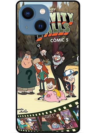 Силіконовий чохол бампер для iphone 15 plus з малюнком гравіті фолз gravity falls