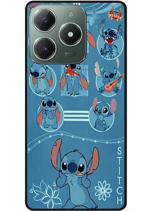 Силиконовый бампер чехол для infinix smart 8 plus (x6526) с картинкой stitch стич