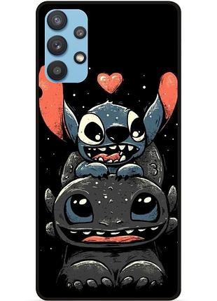 Силіконовий бампер чохол для samsung a32 з малюнком stitch стіч
