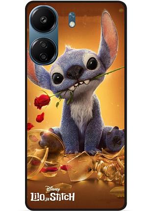 Силиконовый чехол бампер для xiaomi redmi a5 stitch лило и стич