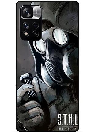 Силіконовий бампер чохол для xiaomi redmi note 11 pro plus 5g з малюнком stalker сталкер