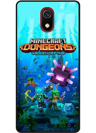 Силіконовий чохол бампер для samsung j5 j530 з малюнком майнкрафт minecraft
