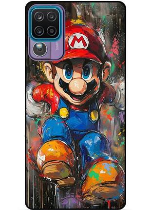 Чехол силиконовый бампер для samsung a22 с рисунком марио marvel mario