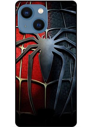 Силіконовий чохол бампер для iphone 14 з малюнком людина-павук spider man
