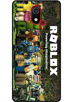 Силіконовий чохол бампер для samsung j5 j530 з картинкою роблокс roblox