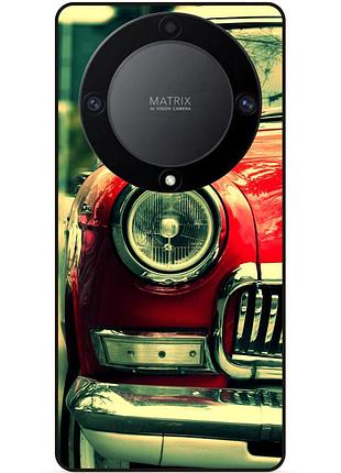 Силіконовий чохол бампер для huawei honor magic 6 lite з малюнком ретро-авто chevrolet машина