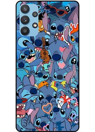 Силіконовий бампер чохол для samsung a72 з картинкою стіч stitch