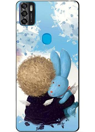 Чехол силиконовый бампер для zte blade a7s с рисунком любимый зайка гапчинская