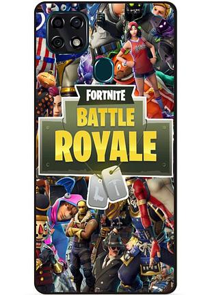Силіконовий чохол бампер для zte blade 20 smart гра fortnite фортнайт