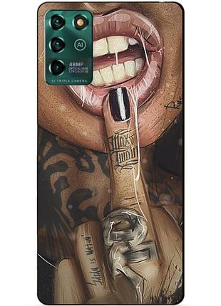 Силіконовий чохол бампер для zte blade v30 vita з малюнком swag