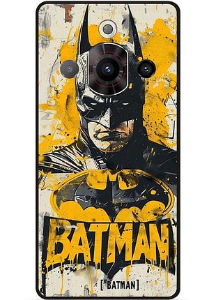 Силіконовий бампер чохол для zte nubia focus pro з малюнком batman dc бэтмен