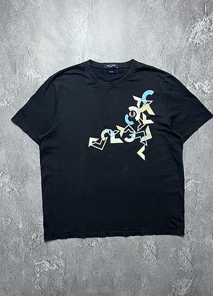 Vintage винтажная футболка fred perry фред перри big logo casual кэжуал size xl размер хл