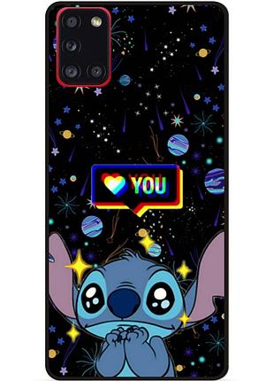 Силіконовий бампер чохол для samsung m31s стіч stitch