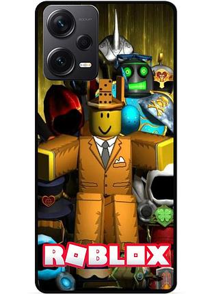 Силиконовый чехол для xiaomi redmi note 12 pro 5g с рисунком roblox роблокс