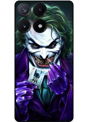 Чехол силиконовый бампер для motorola moto g75 с рисунком joker джокер