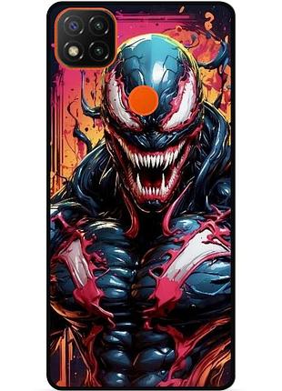 Силіконовий бампер чохол для xiaomi redmi 9c з малюнком веном marvel venom