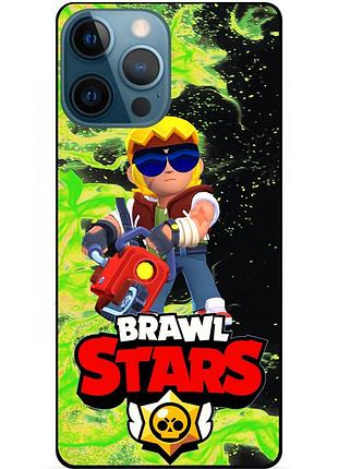 Силиконовый чехол с героем бравл старс brawl stars для xiaomi samsung motorola iphone zte oppo realme nokia бастер 2