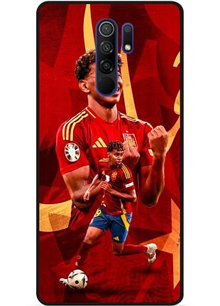Силиконовый чехол бампер для xiaomi redmi note 8 pro с рисунком lamine yamal ламин ямаль