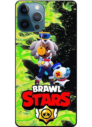 Силиконовый чехол с героем бравл старс brawl stars для xiaomi samsung motorola iphone zte oppo realme nokia джуджу 3