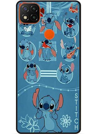 Силіконовий бампер чохол для oppo a15 з картинкою стіч stitch