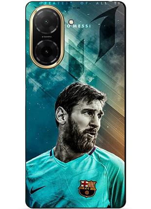 Силіконовий чохол бампер для xiaomi poco c71 з малюнком leo messi мессі