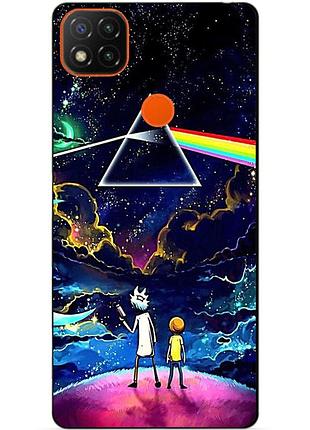 Силіконовий чохол бампер для xiaomi redmi 9c з малюнком рік і морті rick and morty