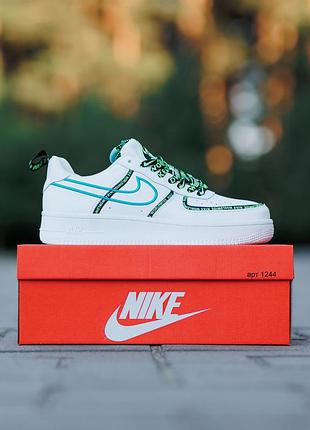 Кросівки 41-45 nike air force 1 low worldwide white / кроссовки мужские