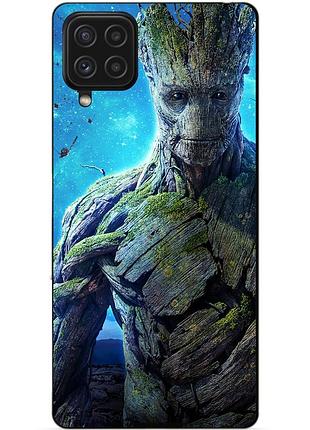 Силіконовий чохол бампер для samsung a12 з малюнком грут groot стражі галактики