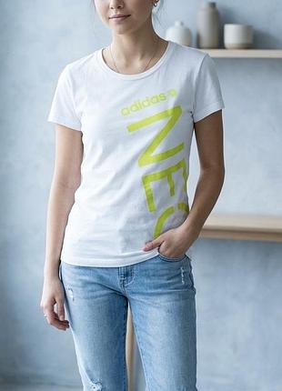 Жіноча футболка adidas neo оригінал / розмір xs (100% бавовна)