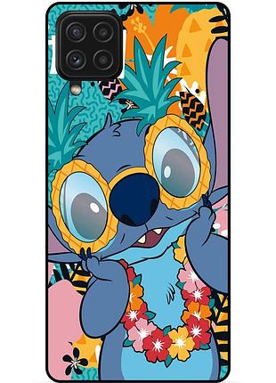 Чехол силиконовый бампер для huawei p40 lite с рисунком стич stitch