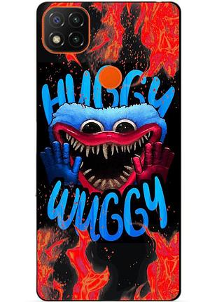 Чехол силиконовый бампер для xiaomi redmi 9c с рисунком хагги вагги huggy wuggy